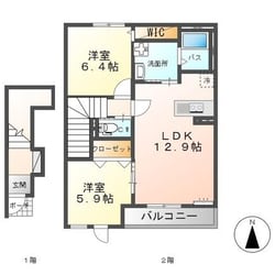 ベルフルールⅠの物件間取画像